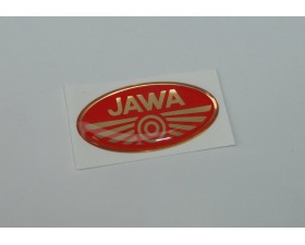 SAMOLEPKA GELOVÁ 3D - ZLATÁ/ČERVENÁ - (36X18MM) - MALÁ